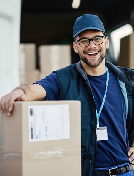 Happy Customers with Power Removals Team